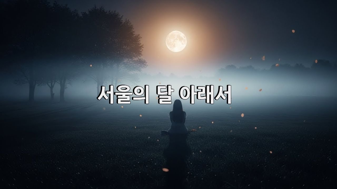 서울의 달 아래서｜혼자 버티는 서울의 밤｜감성 트롯