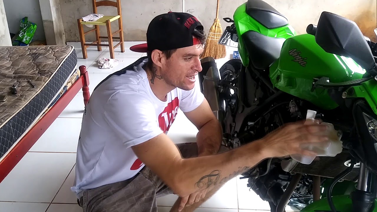 Tutorial Como Trocar Fluído Do Radiador Ninjinha 300