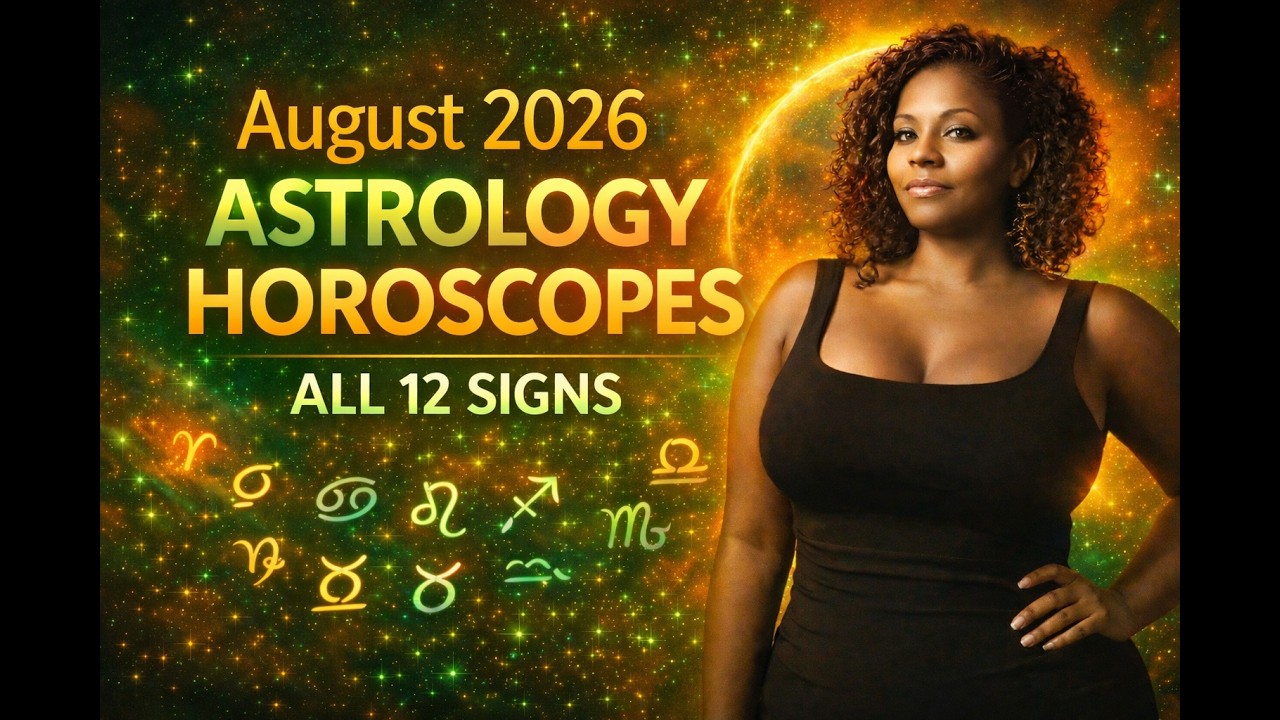 August 2026 Astrology Forecast for All 12 Rising Signs | Total Solar Eclipse, Lunar Eclipse