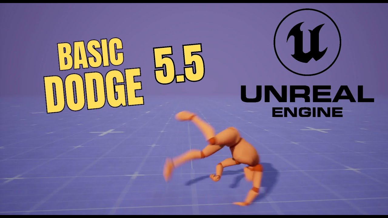 Unreal Engine 5.5 : Dodge Tutorial using the Game Animation Sample Sandbox Character