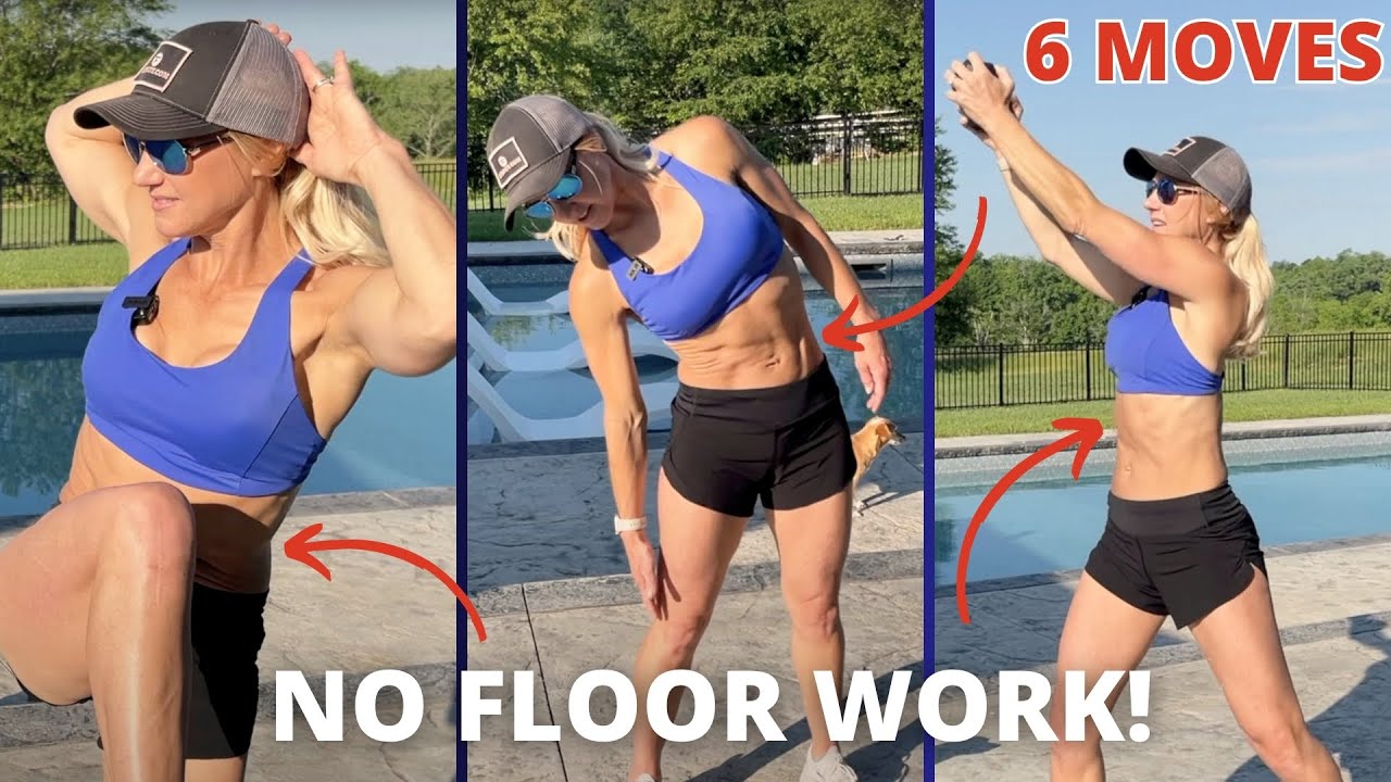 6 Standing Ab Exercises – No Floor Work Needed!
