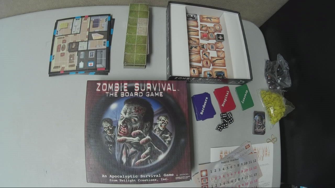 Zombie Survival: The Board Game - How to Play & Solo Run Through