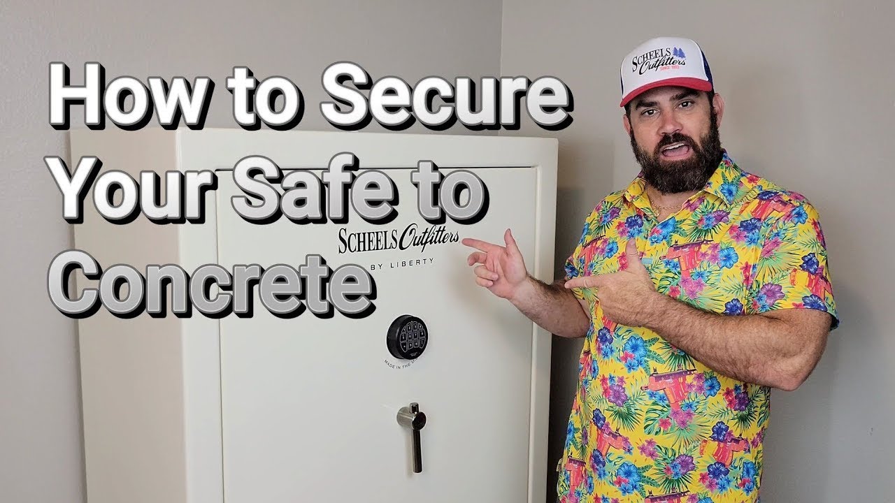 How to secure a Safe to concrete floor
