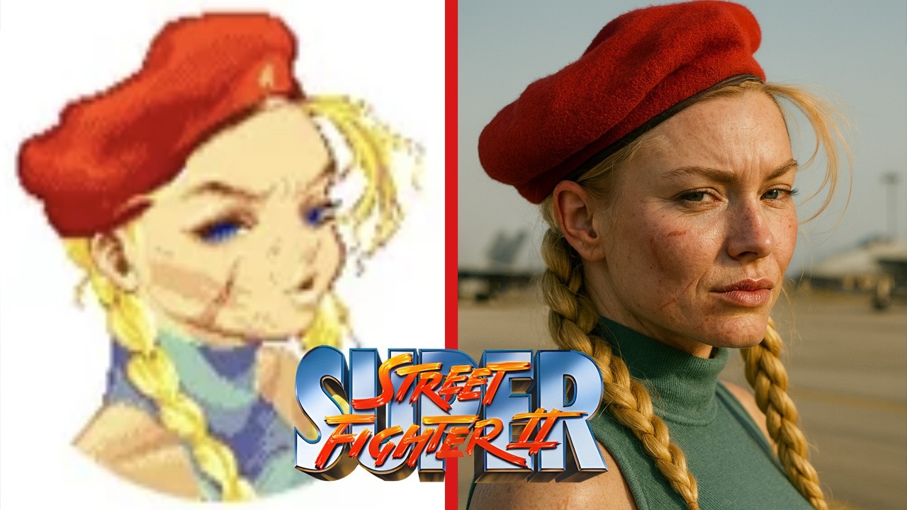 SUPER Street Fighter 2 Лица поражения в реальности – Синяки оживают! AI Live Action