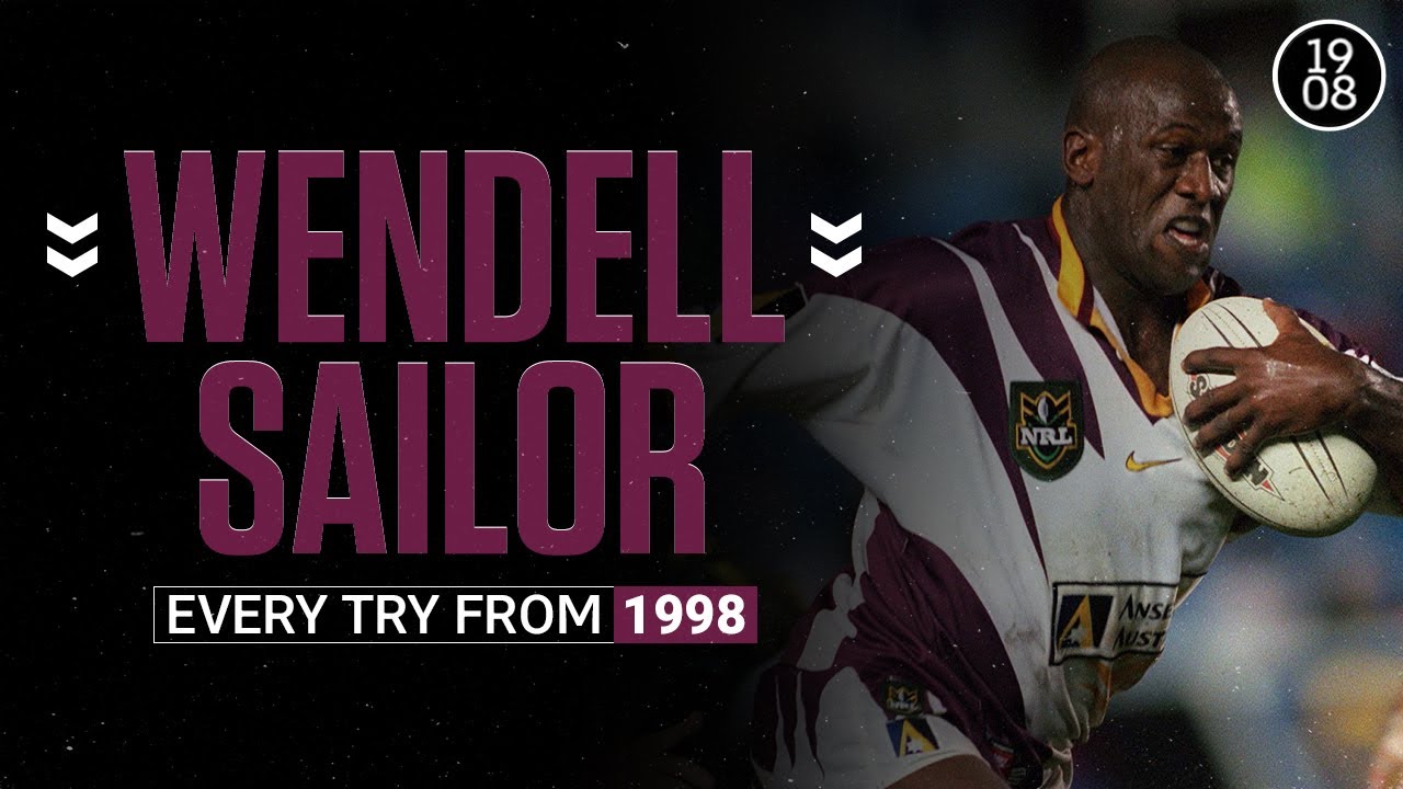 Smooth Sailing | Every Wendell Sailor try from 1998 | NRL Throwback |