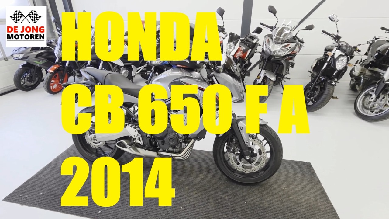 OCCASION: HONDA CB 650 F ABS 2014 17.701KM!!