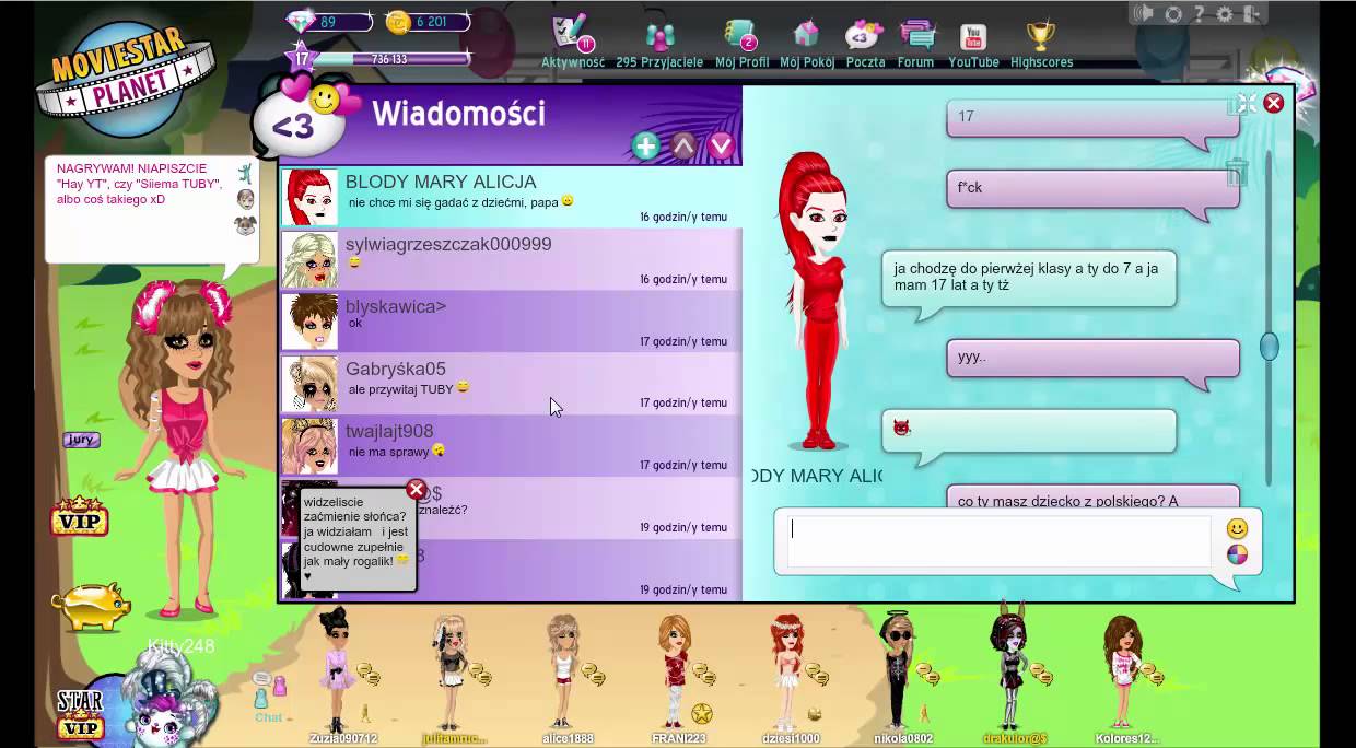 MovieStarPlanet#2 - Nienawidzę tego programu. -.-