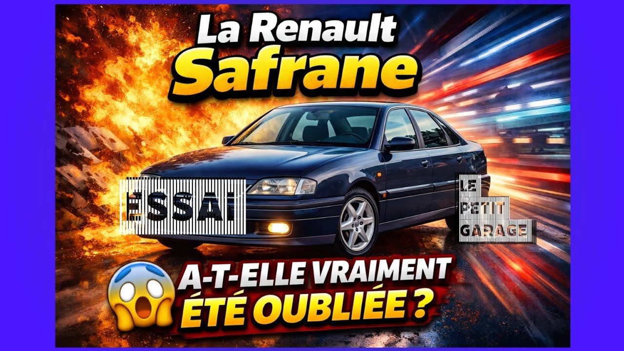 La Renault Safrane - Justement Oubliée ?🤔