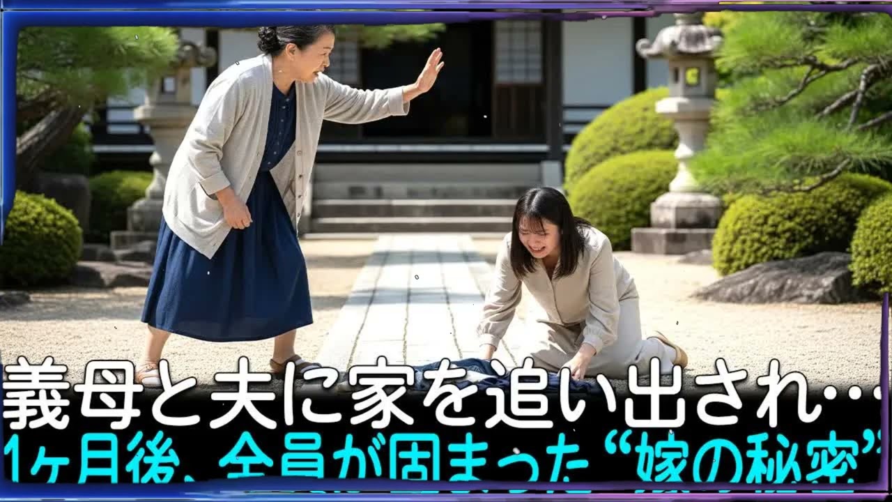 義母と夫に殴られ家を追い出された私──1ヶ月後、“本当の嫁の正体”を知って全員が絶句した