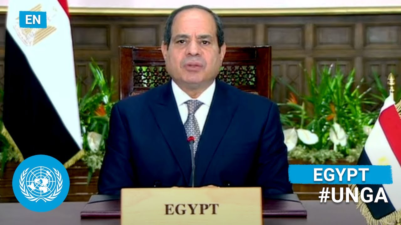 🇪🇬  Egypt - President Addresses United Nations General Debate, 76th Session (English) | #UNGA