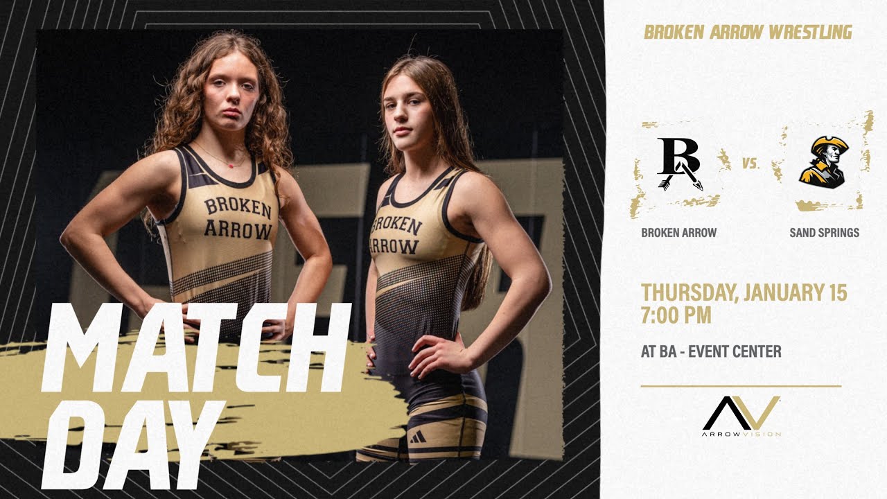 Broken Arrow Girls Wrestling vs. Sand Springs