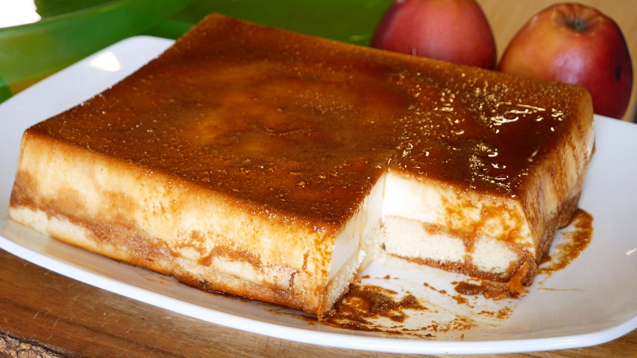 Tarta sin horno de QUESO y CARAMELO 🤤 | El postre más cremoso y sencillo 🌎