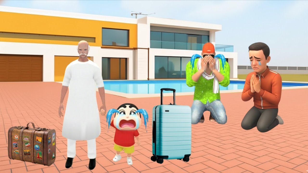Shinchan Ko Dada Ji Apne Gaon Lekar Chale Gaye😭💥 Indian Theft Auto Simulator | New Update
