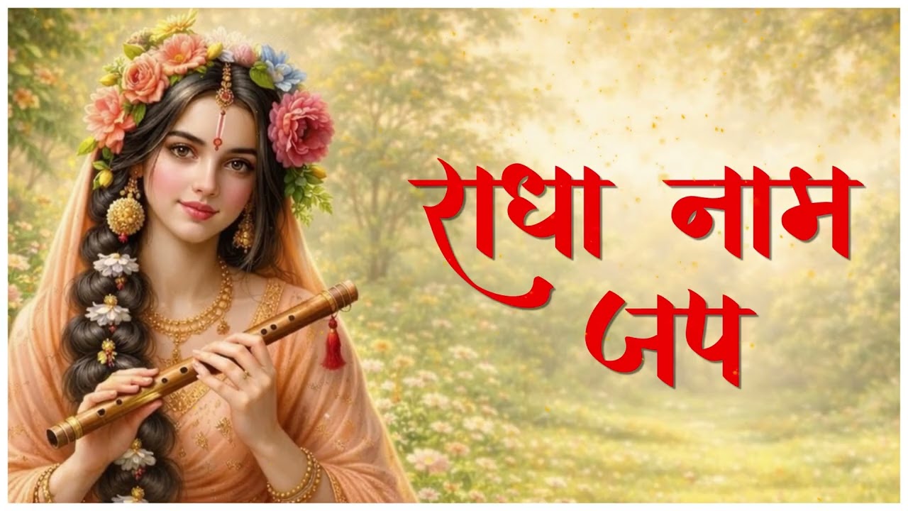 Radha Naam Jap | मन को शांति देने वाला भक्ति जाप | Radha Naam Dhara