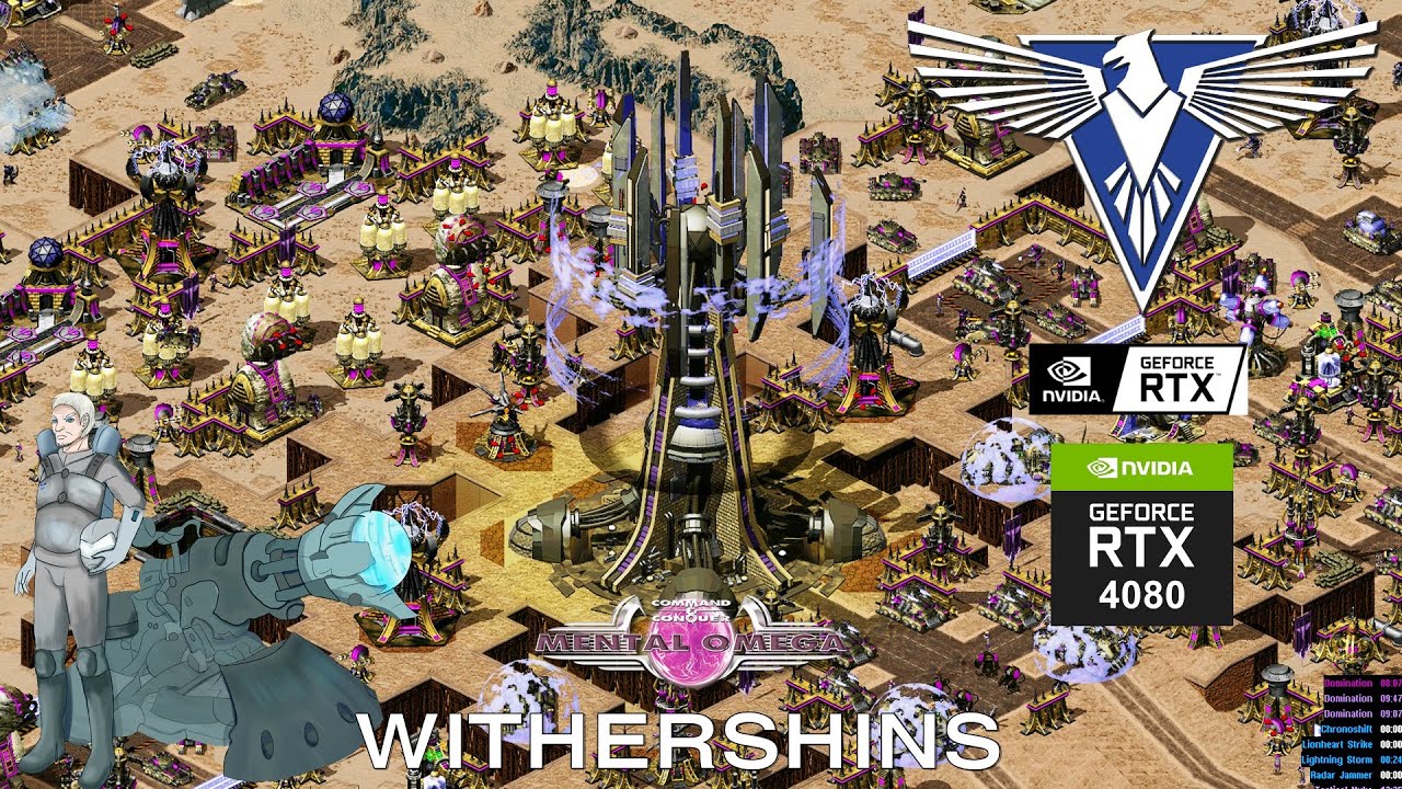 Red Alert 2 | Mental Omega 3.3.6 - Allied Mission 23 - Withershins - RTX 4080