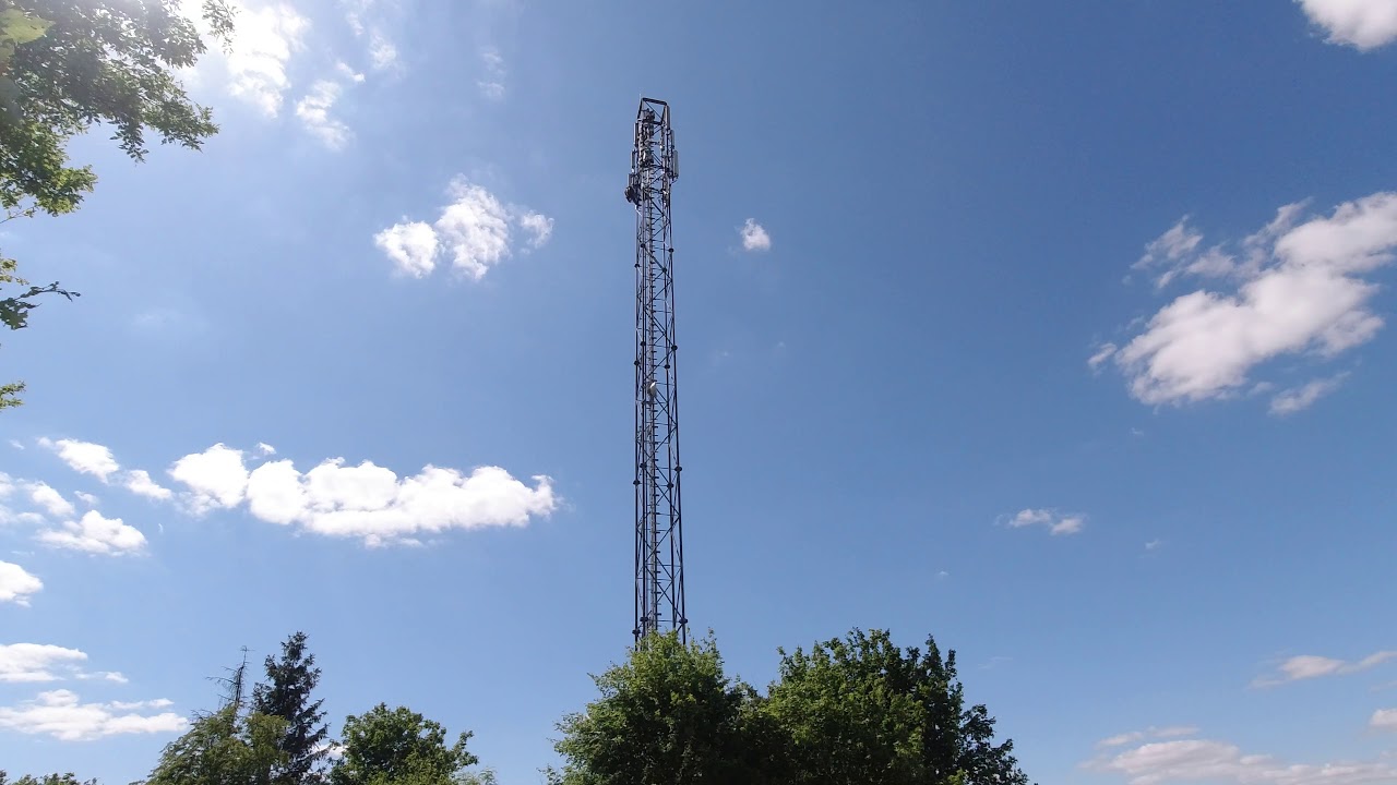 Radiotower in Münster, from below
