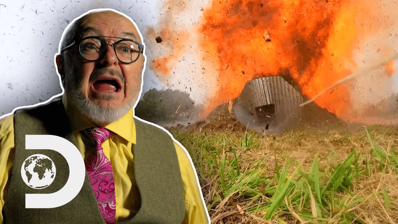 Blowing-Up An Anderson Shelter For A Video Game About The Blitz! | Combat Dealers