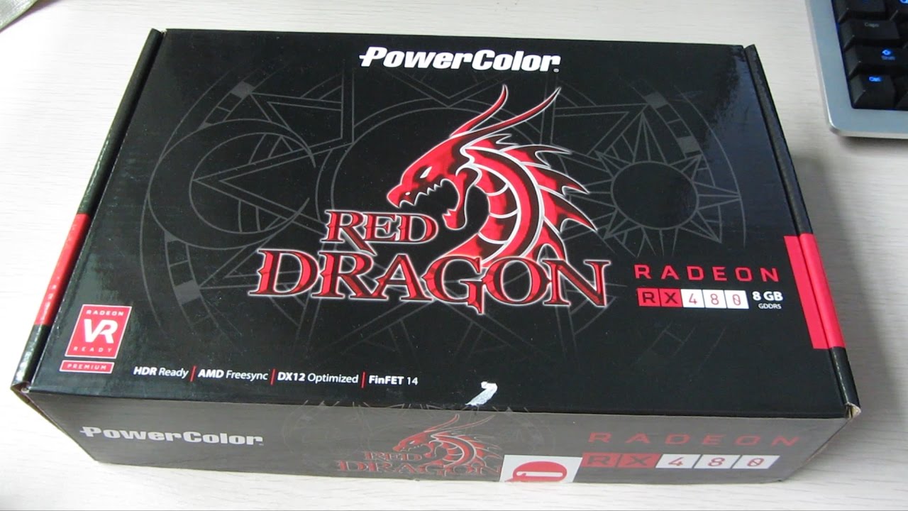 Powercolor RX 480 Red Dragon 8GB Unboxing - Uncaging the tiny dragon
