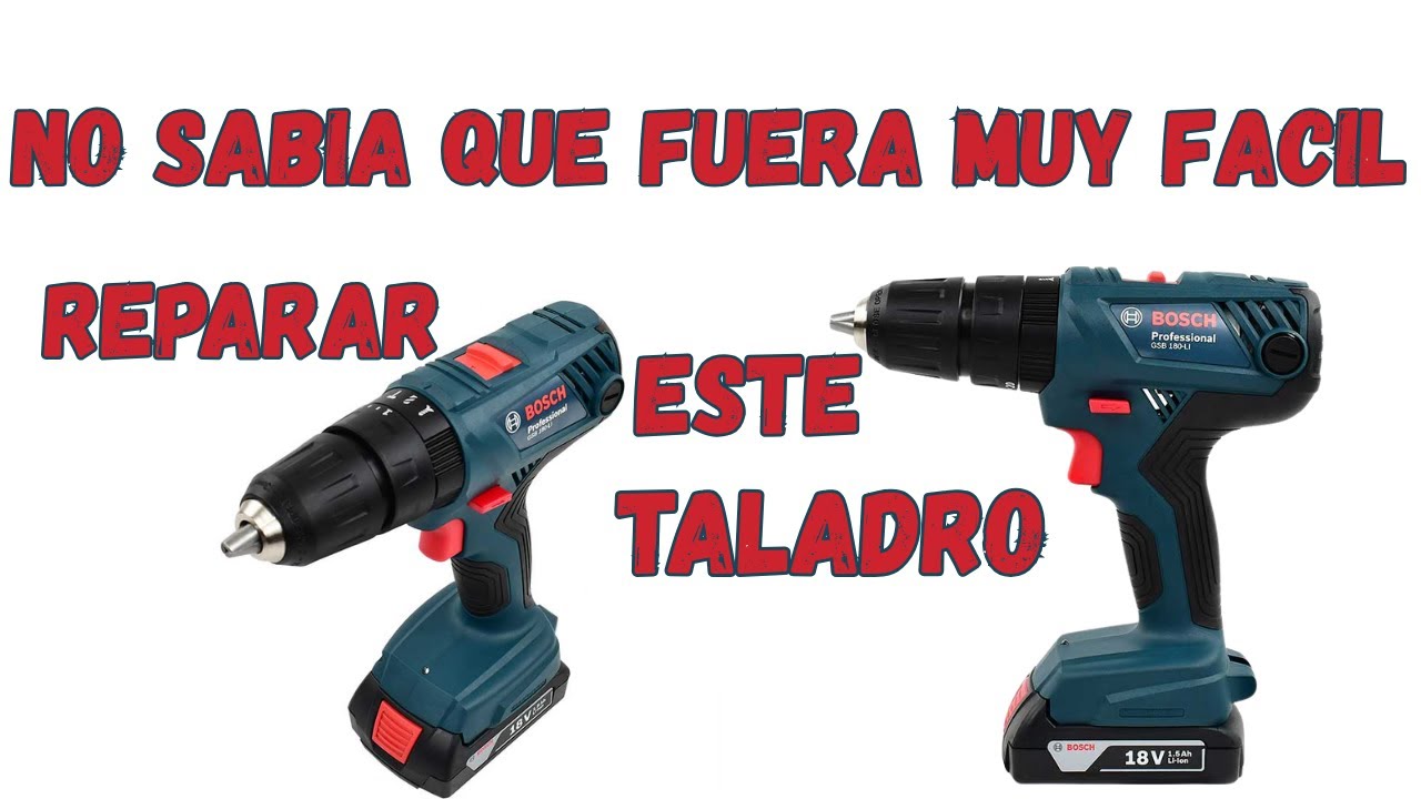 Como Repara Taladro Inalámbrico BOSCH