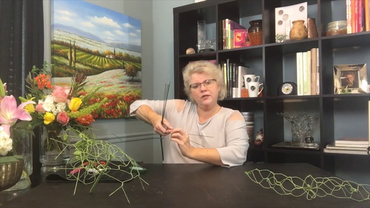 Mechanical Armatures For A Floral Design