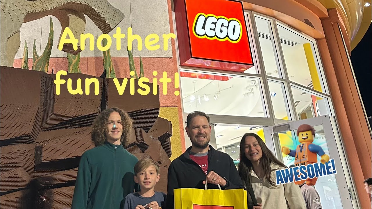 Downtown Disney LEGO Store—Our first visit! #animal crossing #LEGO set 77047