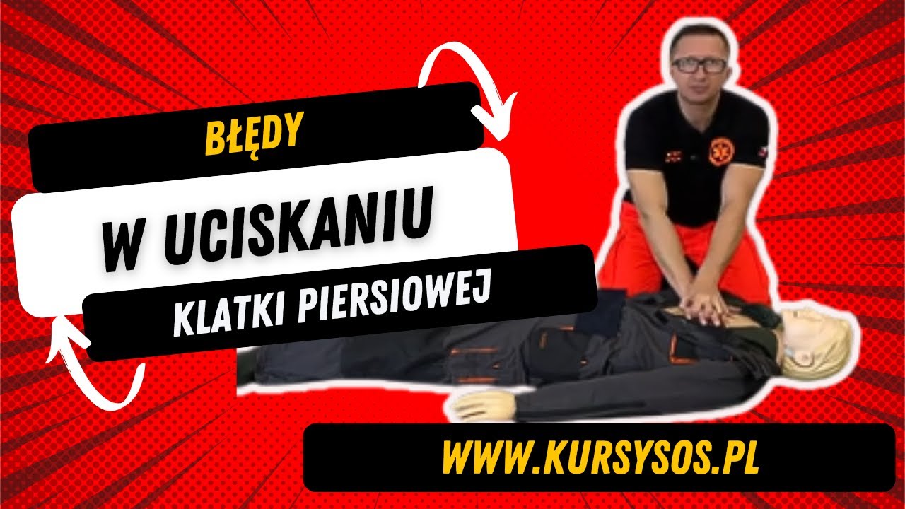Błędy przy uciskach klatki piersiowej #pierwszapomoc