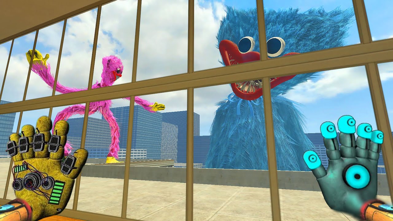 HUGGY WUGGY'S NIGHTMARE FROM POPPY PLAYTIME APPEARS UNEXPECTEDLY IN THE HAUNTED CITY | GARRY'S MOD