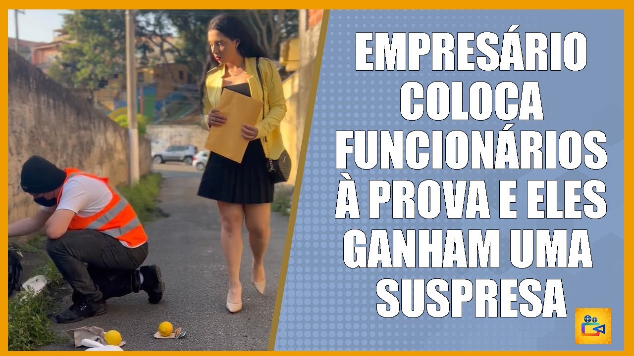 Empresário coloca funcionários à prova e eles ganham uma surpresa.