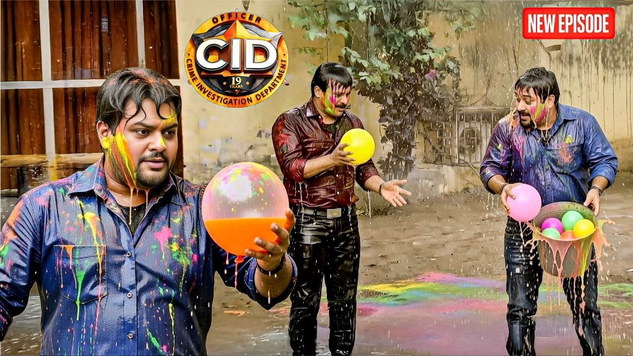 होली की मस्ती! Pankaj ने Freddy पर फेंके पानी के गुब्बारे ! || CID || Latest Episode ||