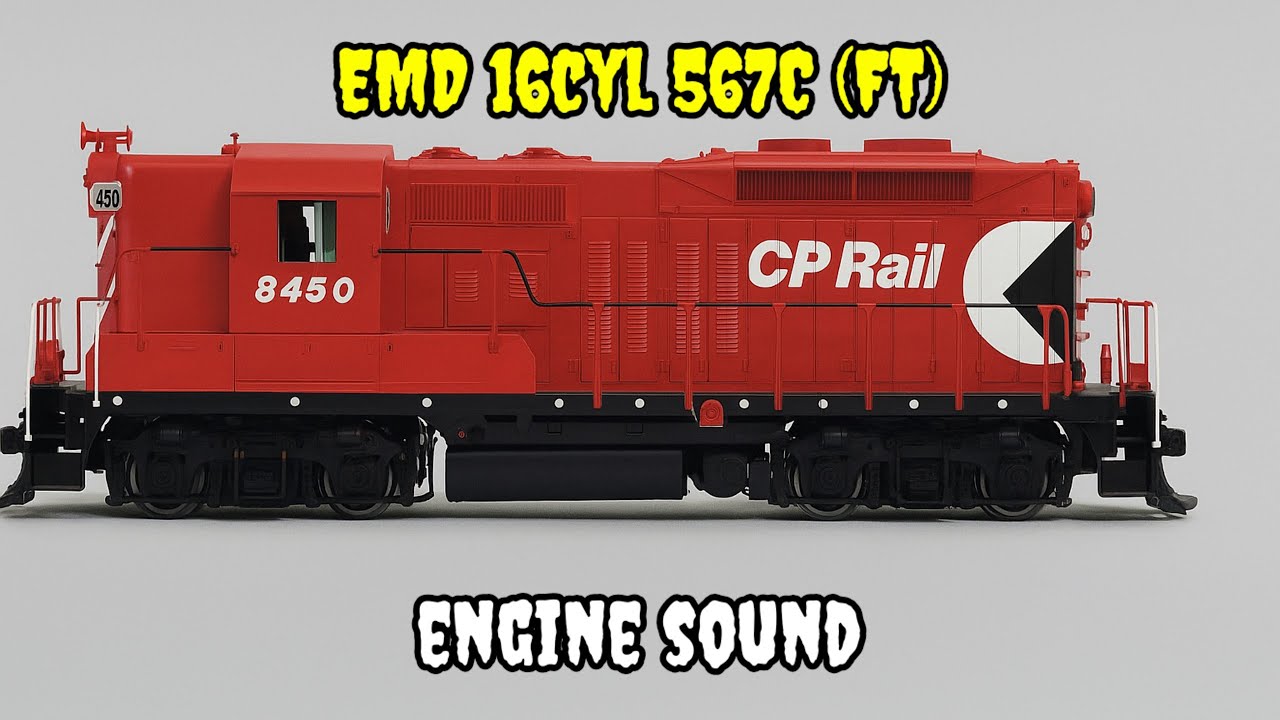 Engine Sound | EMD 16cyl 567C (FT)