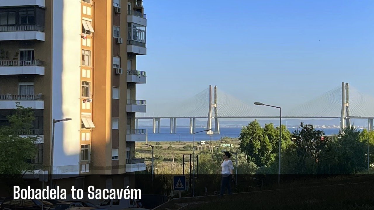 Lisbon Summer Walk - July 2022 | Bobadela to Sacavem Walking Tour
