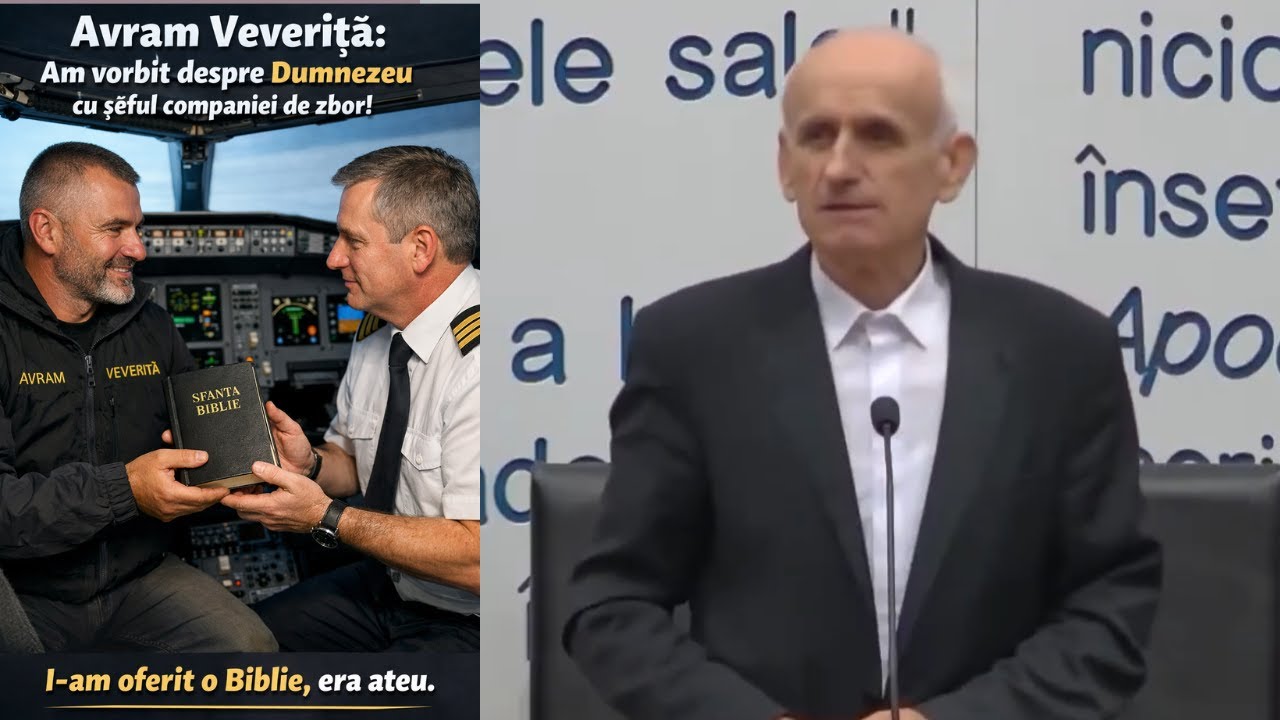Avram Veveriță: Am vorbit despre Dumnezeu cu șeful companiei de zbor! I am oferit o Biblie era ateu