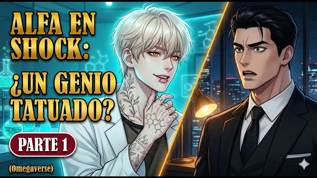 ALFA EN SHOCK: ¿El Vago Tatuado es un Genio? 🧪 MUNDOS OPUESTOS (Omegaverse) Parte 1