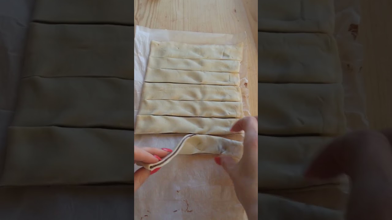 CONIGLIETTI DI SFOGLIA DOLCI #cucina #ricette #pasqua