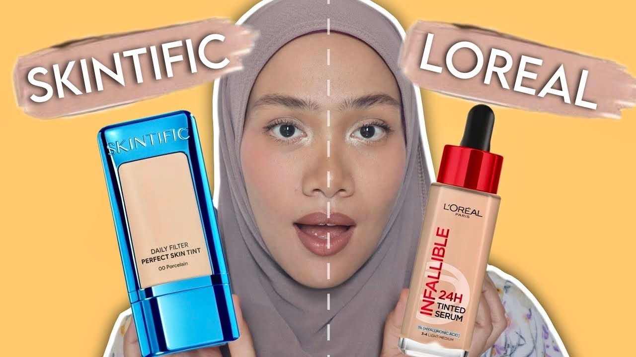 Какой оттенок кожи лучше? LOREAL против SKINTIFIC