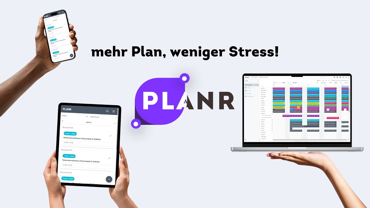 Willkommen bei planr - intro
