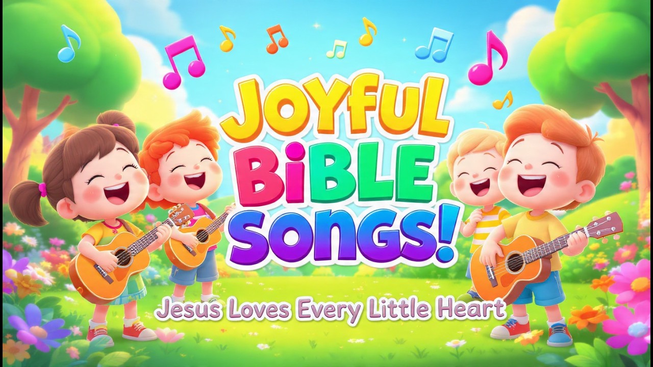 Joyful Bible Songs for Kids | Jesus Loves Every Little Heart! #KidsWorship #LivelySundaySchool