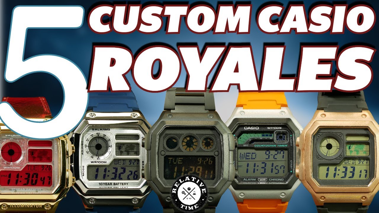 5 лучших сборок Casio Royale, включая обновления для новой модели WS-1600