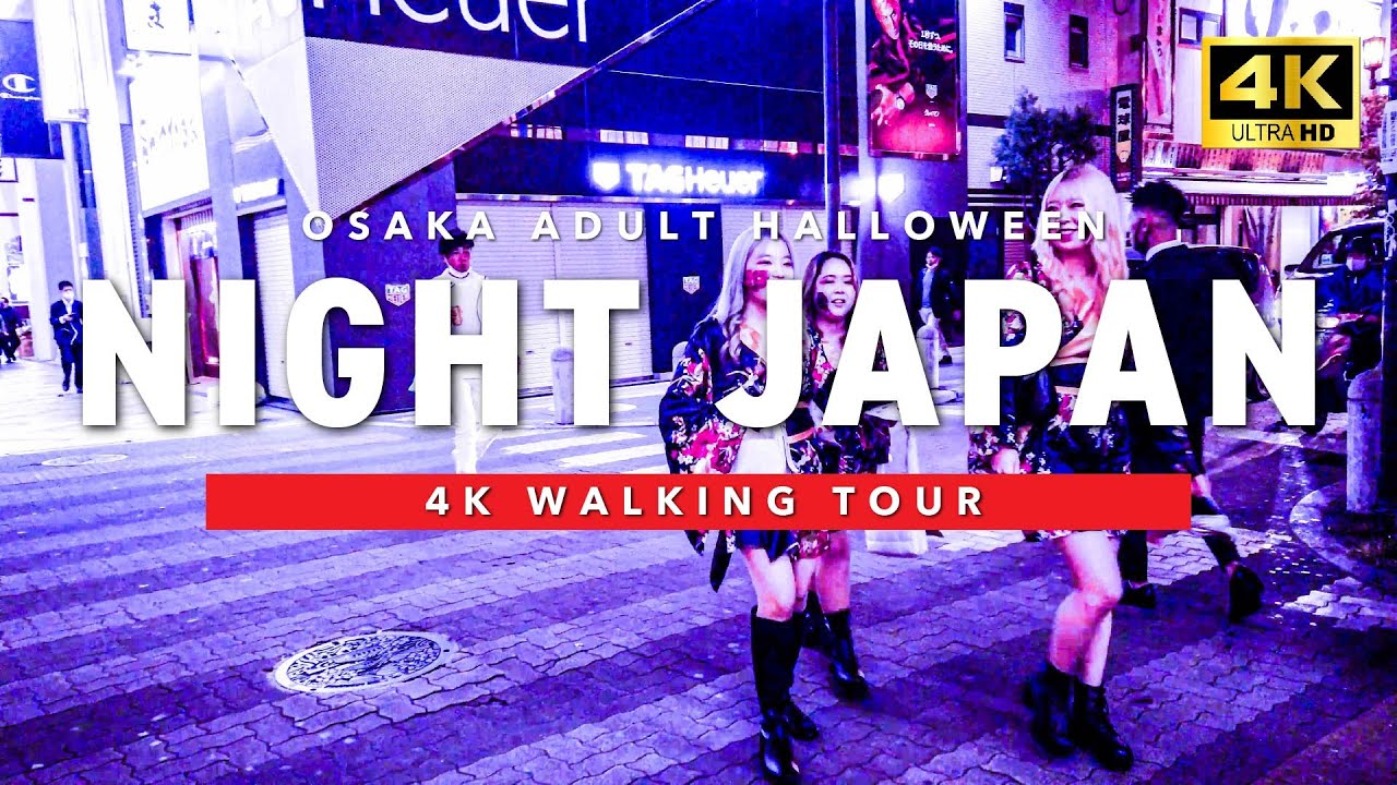 [🇯🇵 Japan 💖] Your Kids Never Know the Japanese Halloween in Namba Osaka 4K 60fps ASMR