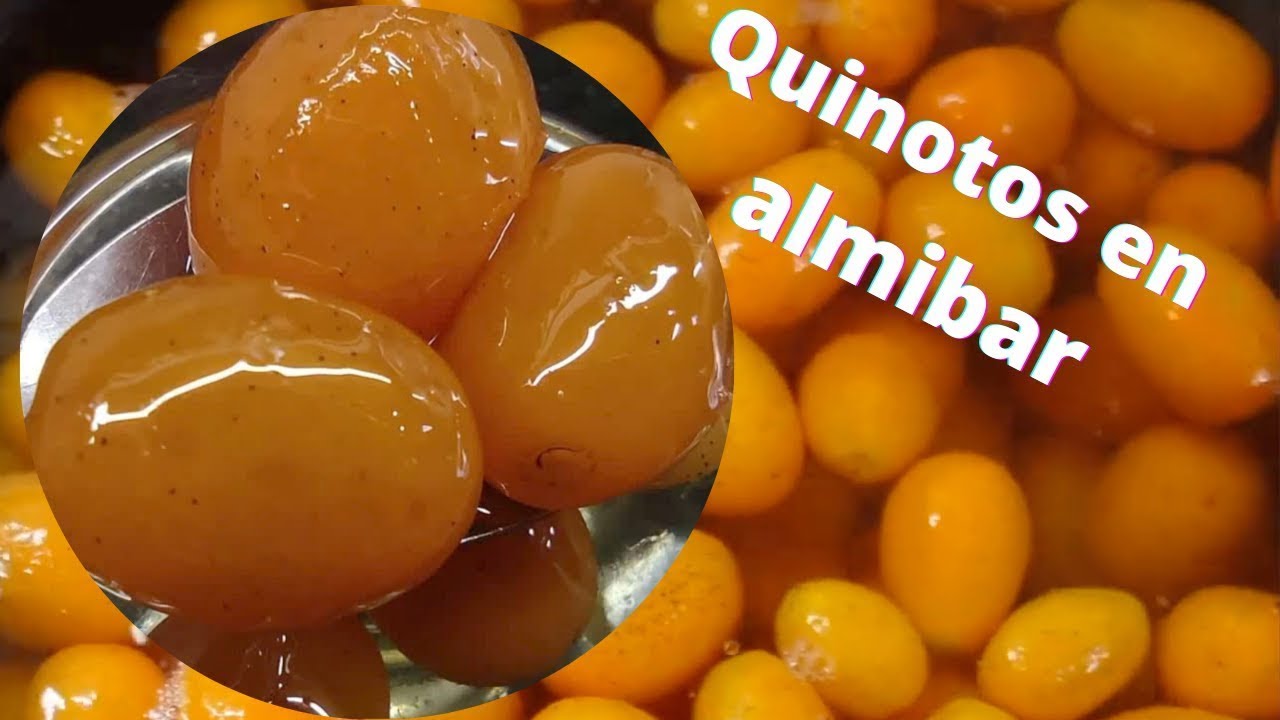 ¡Quinotos en almíbar nivel Dios!. Muy fácil.