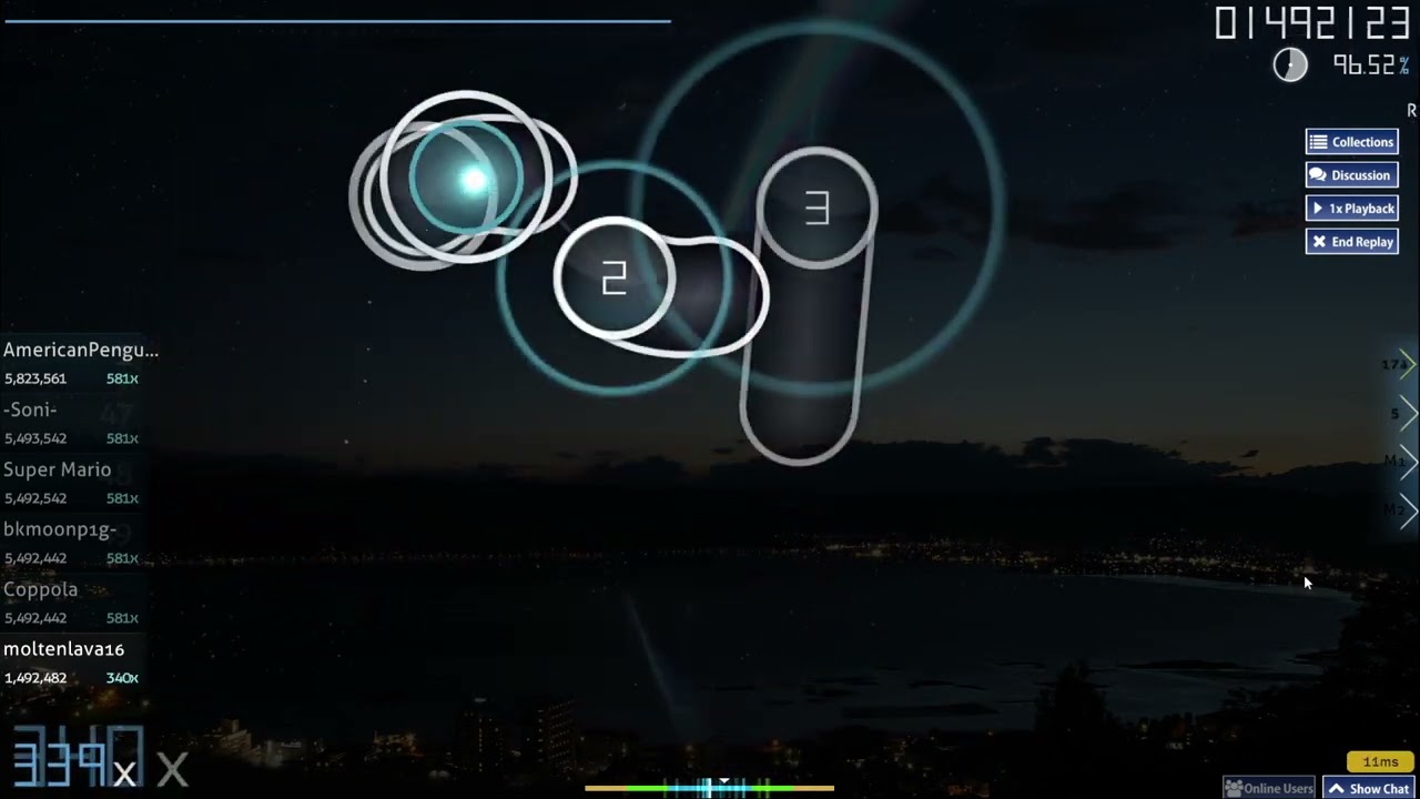 Clicking circles