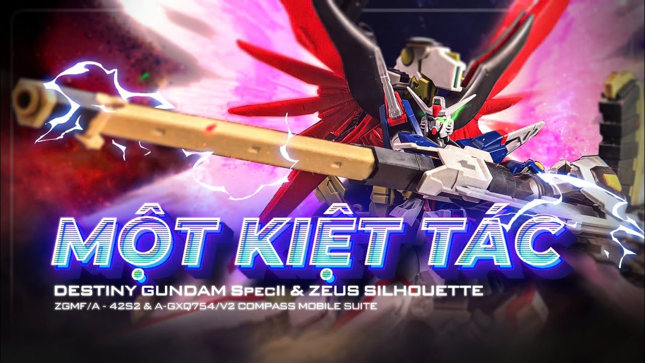 HG gundam destiny spec 2 zeus silhouette là một kiệt tác !
