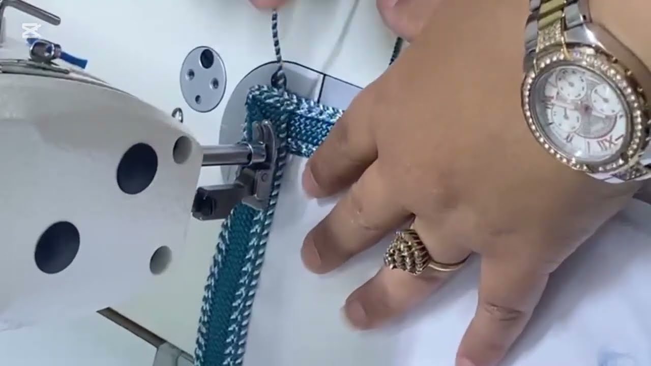 اسهل طريقة لخياطة الطرسان والمفتل على السفيفة للمبتدئين 
