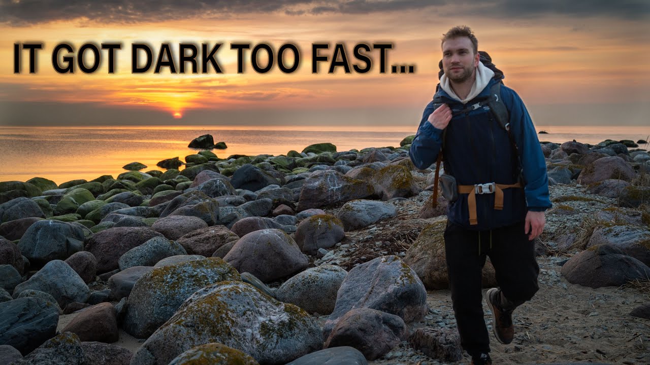 I Hiked 10km BUT... at the Seashore - Golden Hour to Pitch Black