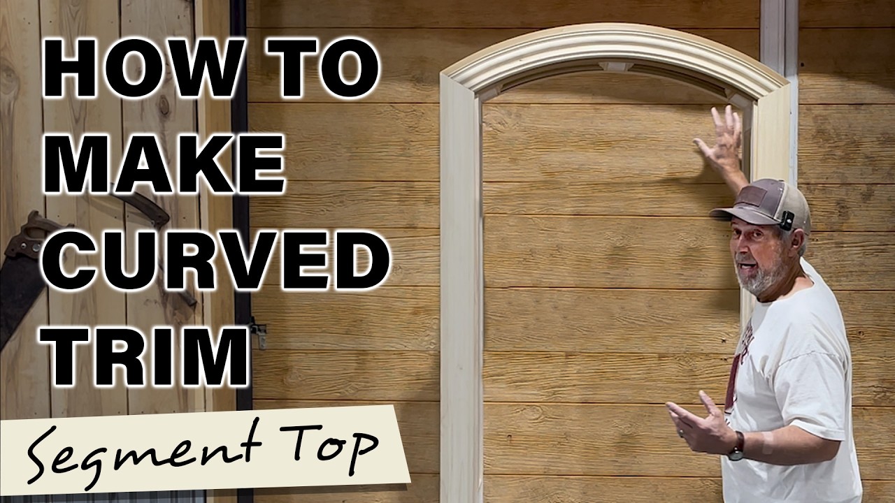 Part 1 How to Make Curved Trim (Segment Top) Custom Architectural Millwork made simple