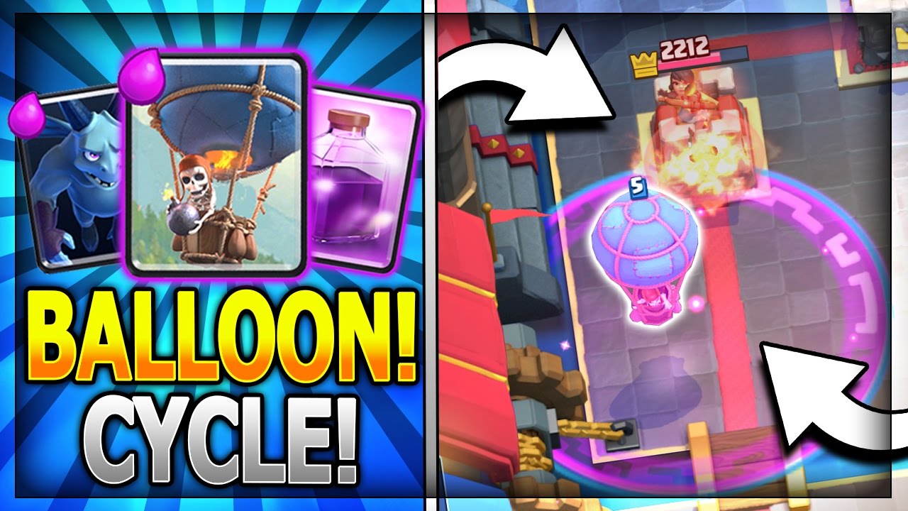 INSANE BALLOON DECK!! BALLOON RAGE CYCLE!! 4K+ Legendary Arena 11 Strategy in Clash Royale