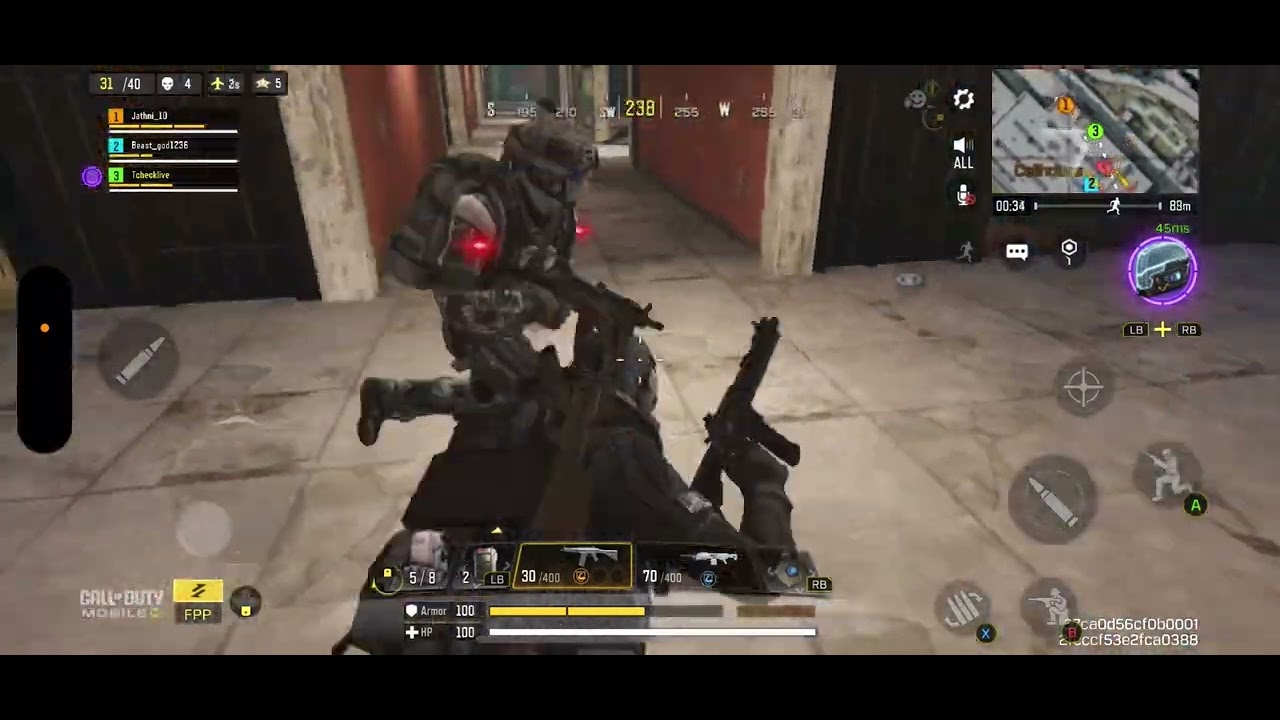 Tcheck Plays a battle royal tournament Call of duty mobile