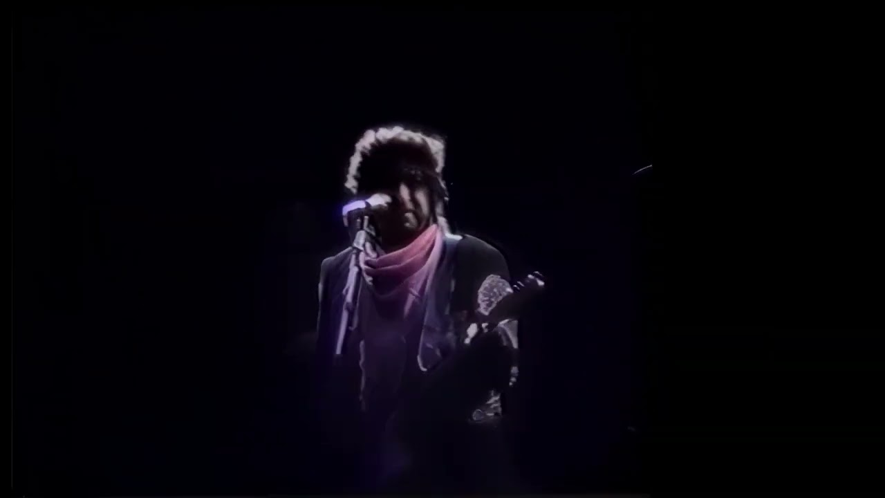 Bob Dylan's historic performance in Locarno, Switzerland (1987) [AI upgrade + stabilised]