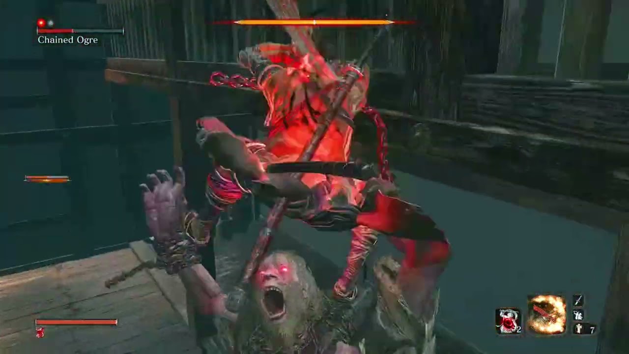 Easy way cheese chain ogre and headless ungo spirit ashina castle #sekiro2026 