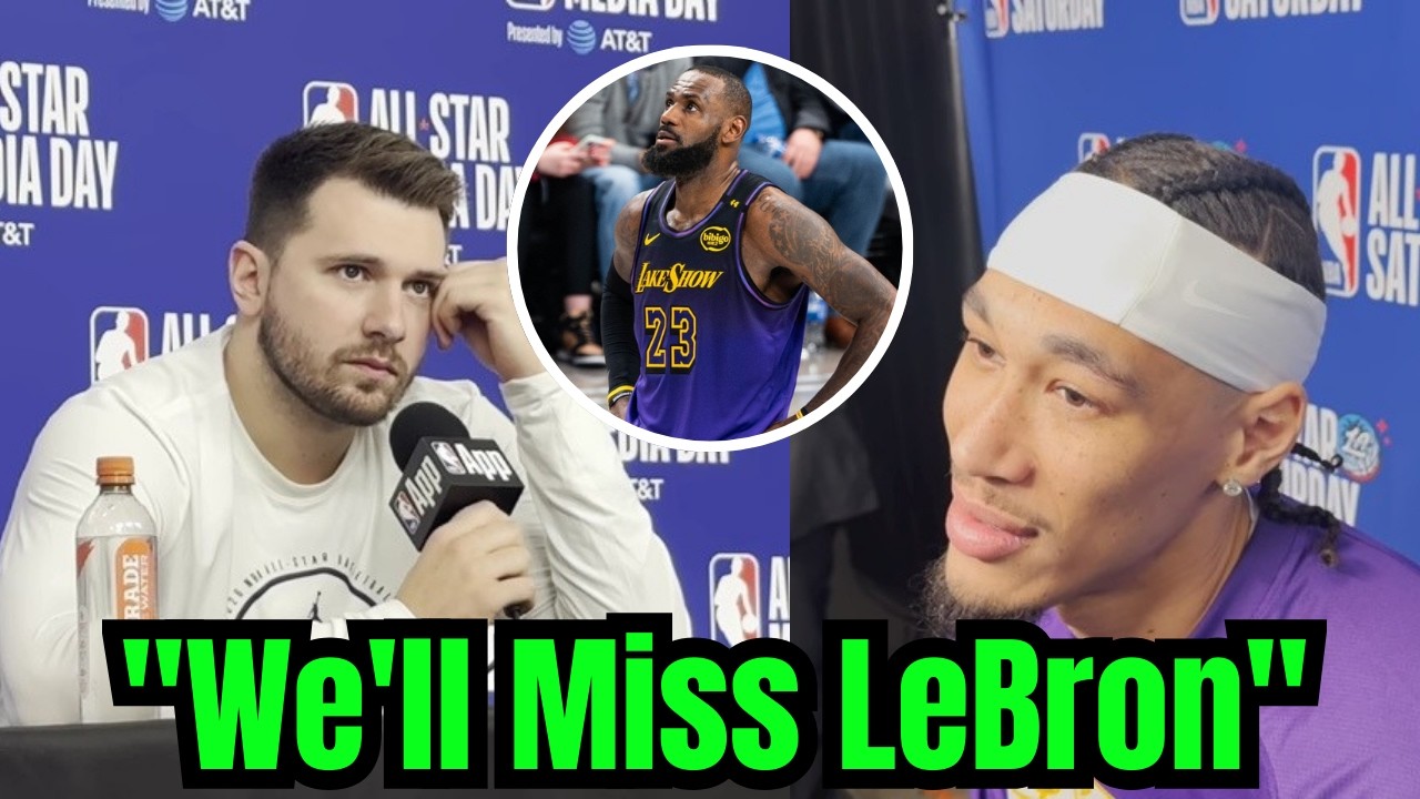 Luka Doncic & Jaxson_Hayes Sad Replies WHEN asked About LeBron James Leaving Lakers